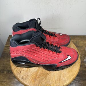 Nike Air Total Max Uptempo Shoes Mens Size 12 Red Black 442171-600 Basketball OG